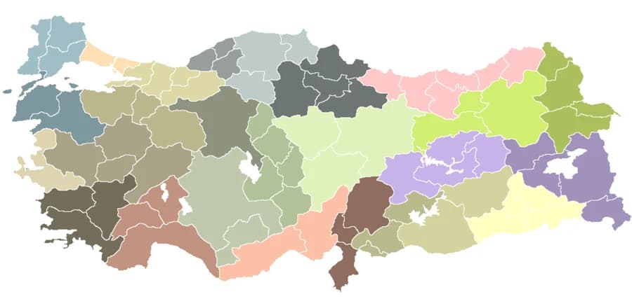 Türkiye siyasi haritası